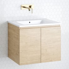 Nevada 600mm Wall Hung Vanity with Ceramic Countertop